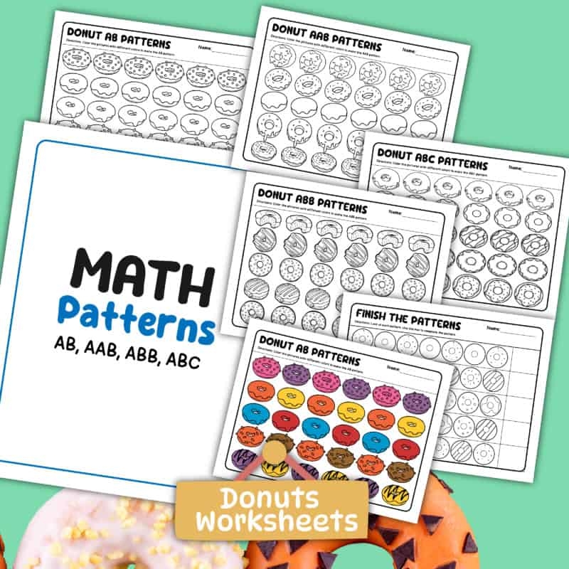 Free Ab Pattern Worksheets For Kindergarten