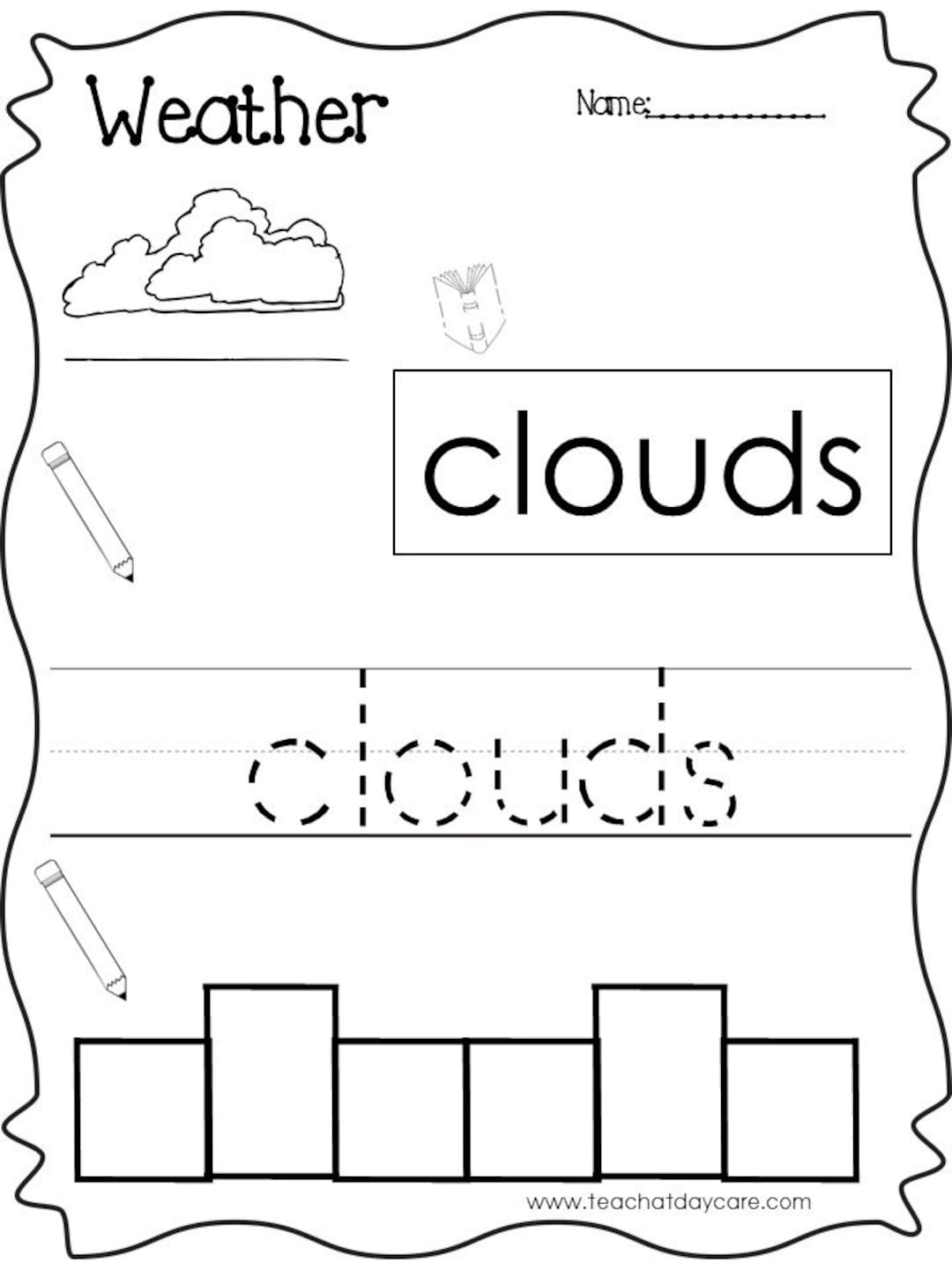 Printable Tornado Worksheets For Kindergarten