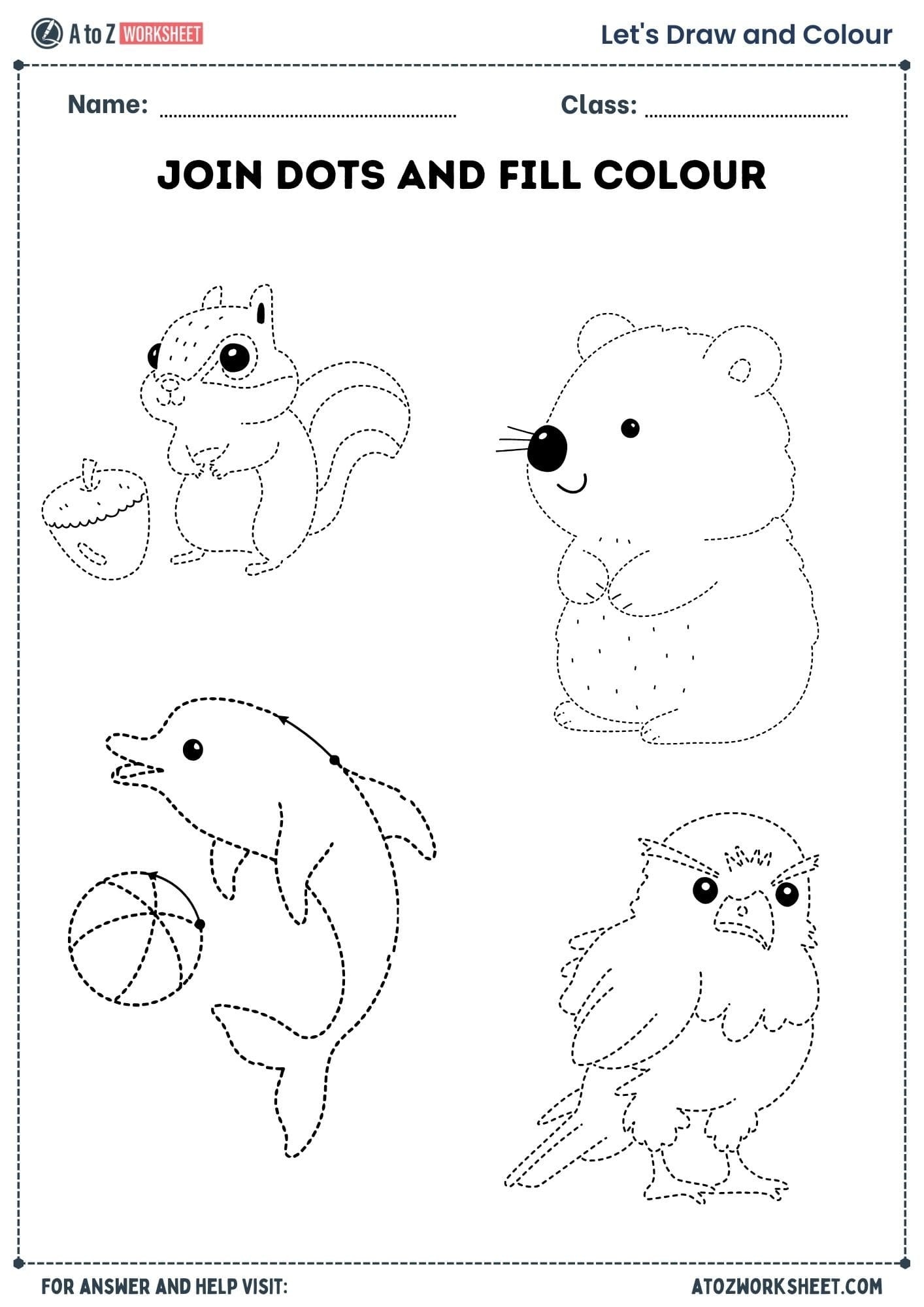 100 Creative Drawing Worksheets PDF For UKG LKG Nursery Kids