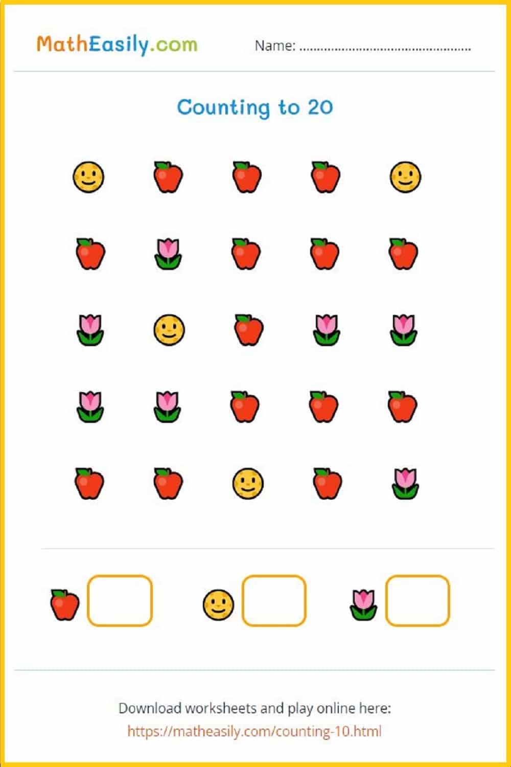Online Math Worksheets For Kindergarten