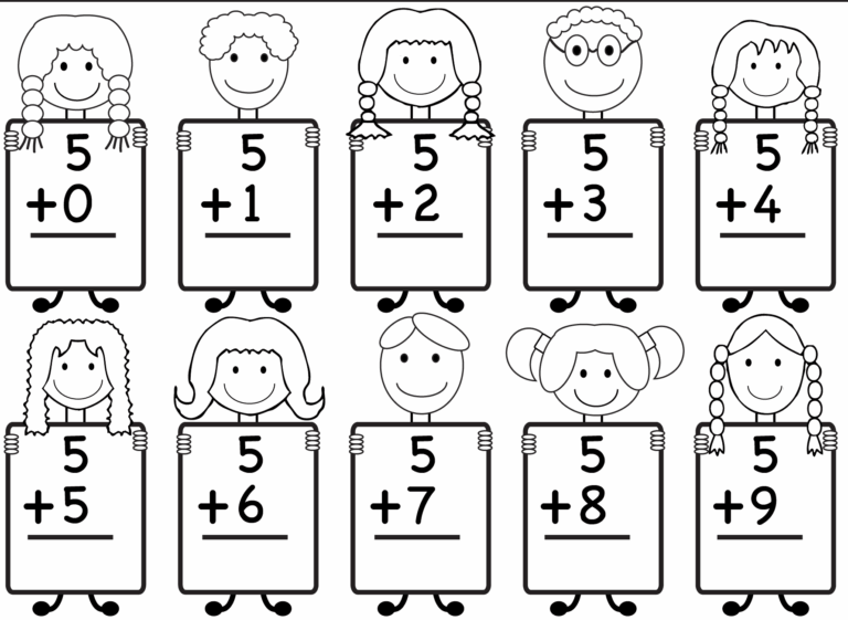 12 Pages Of Kindergarten And 1st Grade Math FREE Printables Your Worksheets Library