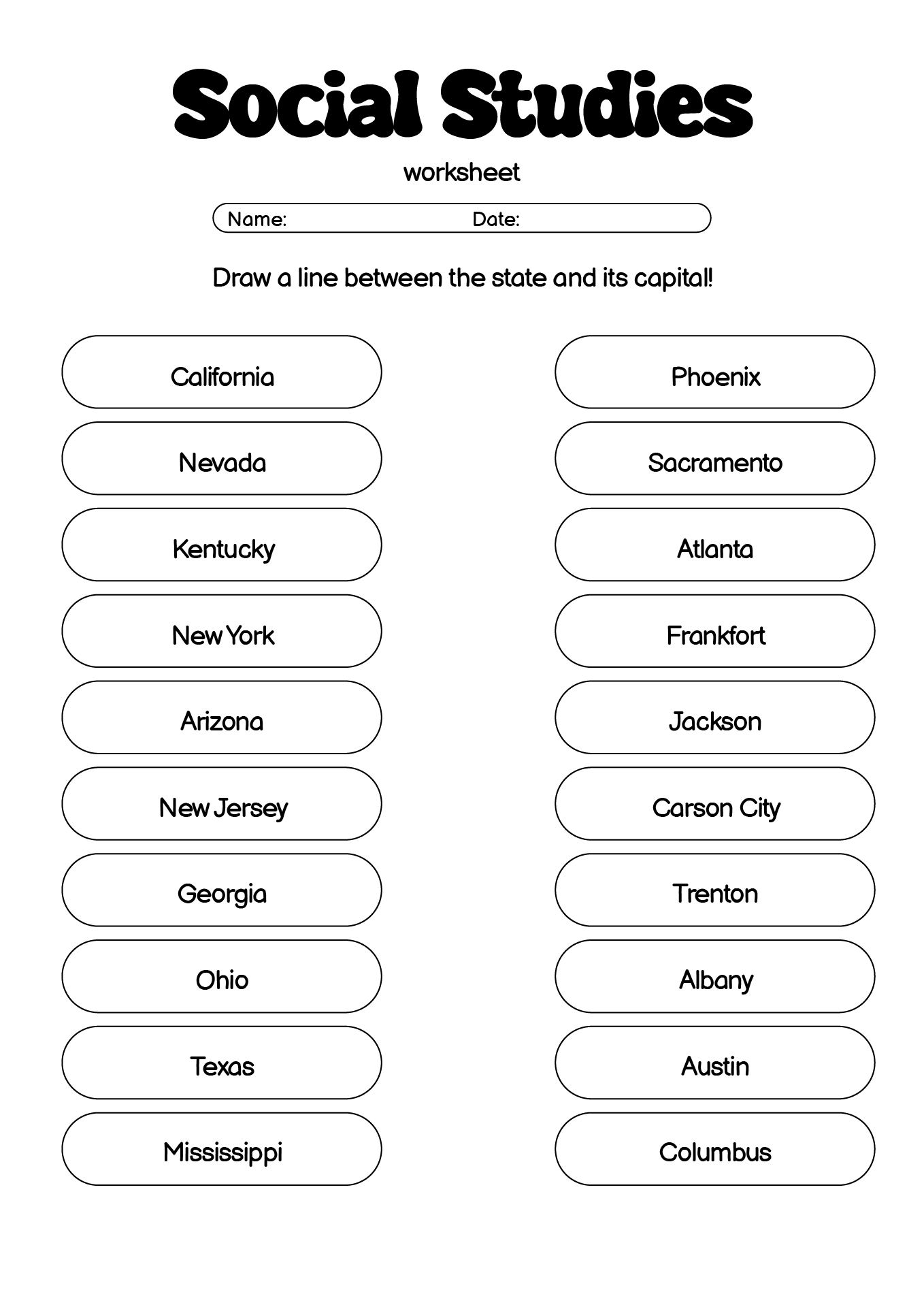 Social Studies Worksheets For Kindergarten Free Social Studies Worksheets For Kindergarten Free