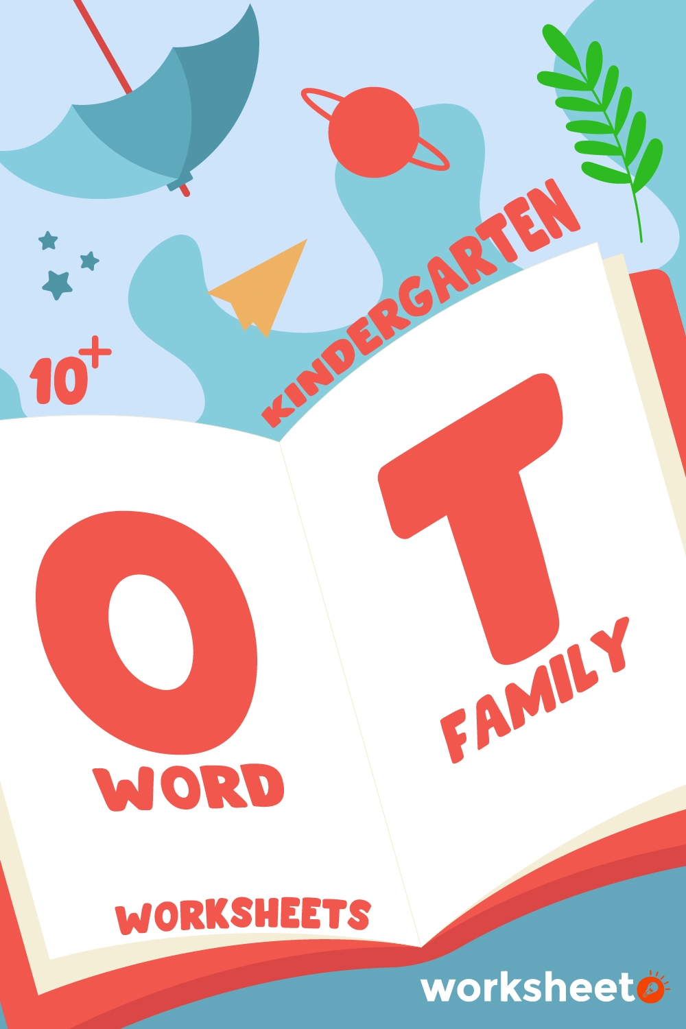 Word Families Worksheets For Kindergarten Booklet