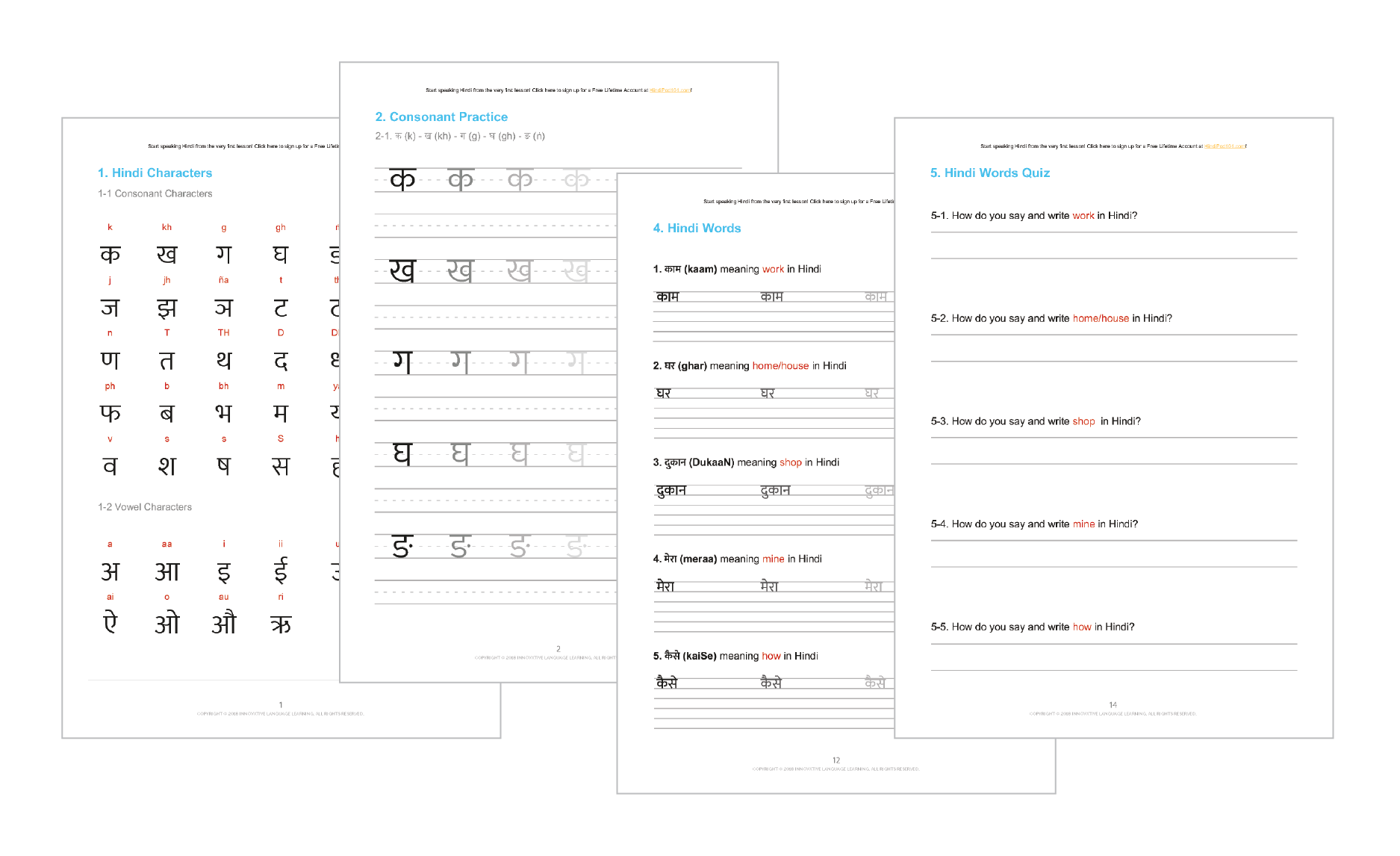 16 Hindi Worksheets For Beginners PDF Printables