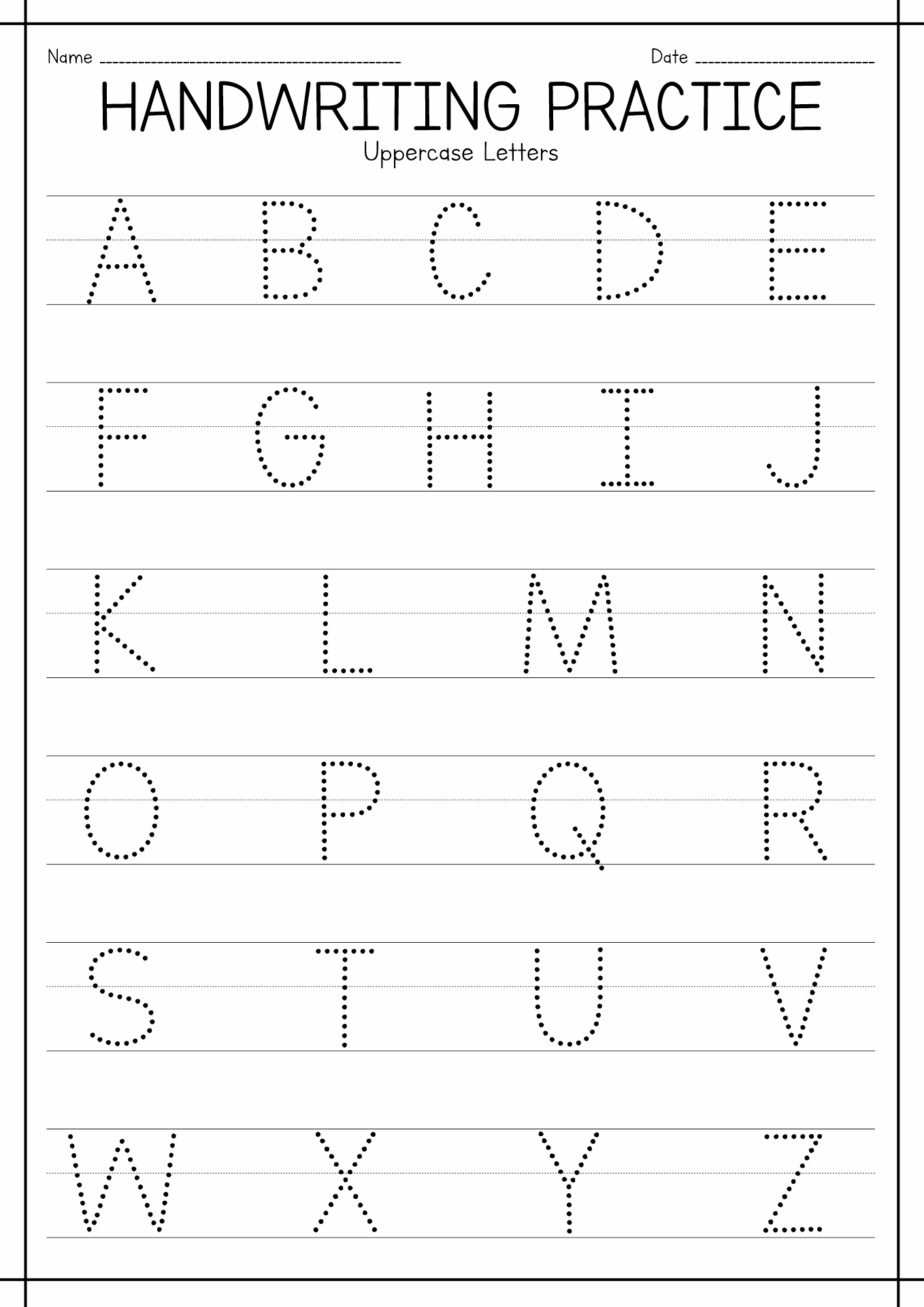 16 Writing Practice Worksheets For Preschool Free PDF At Worksheeto