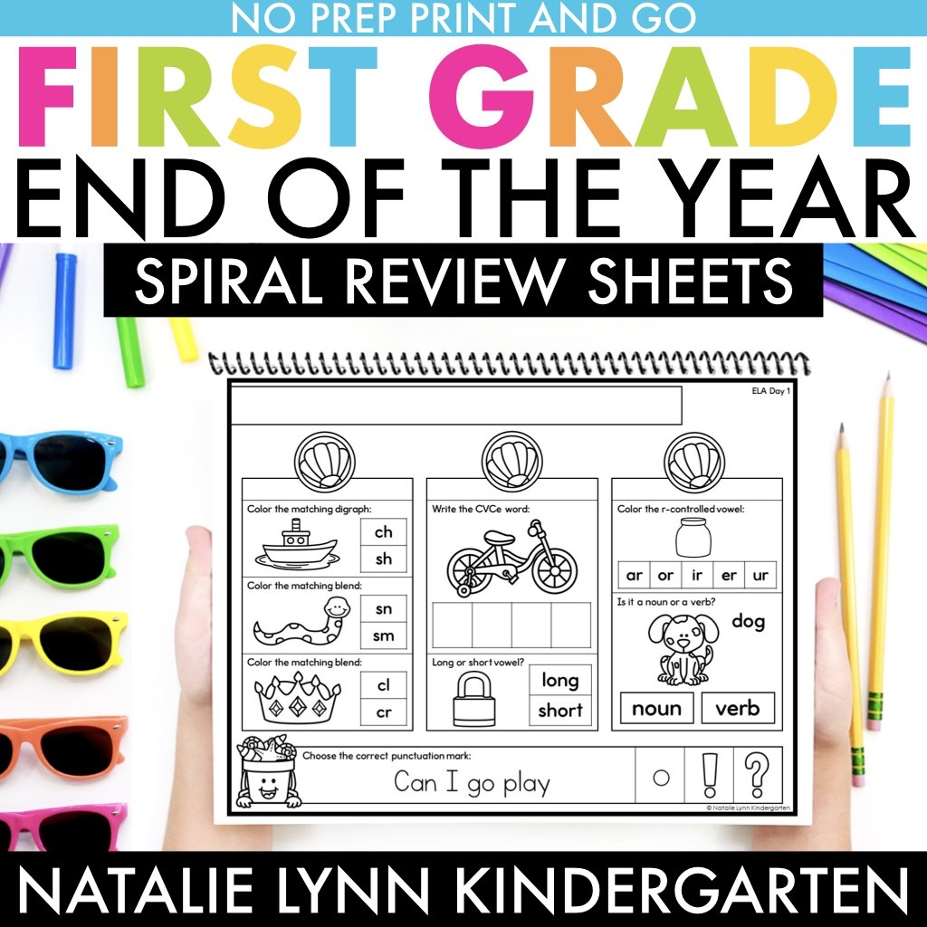 Kindergarten Spiral Worksheets Printable