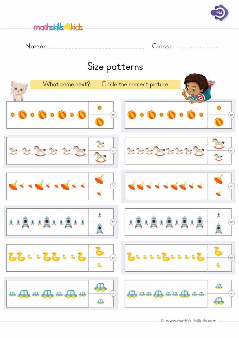 1st Grade Free Printable Pattern Worksheets Fun U0026 Engaging Activities Worksheets Library