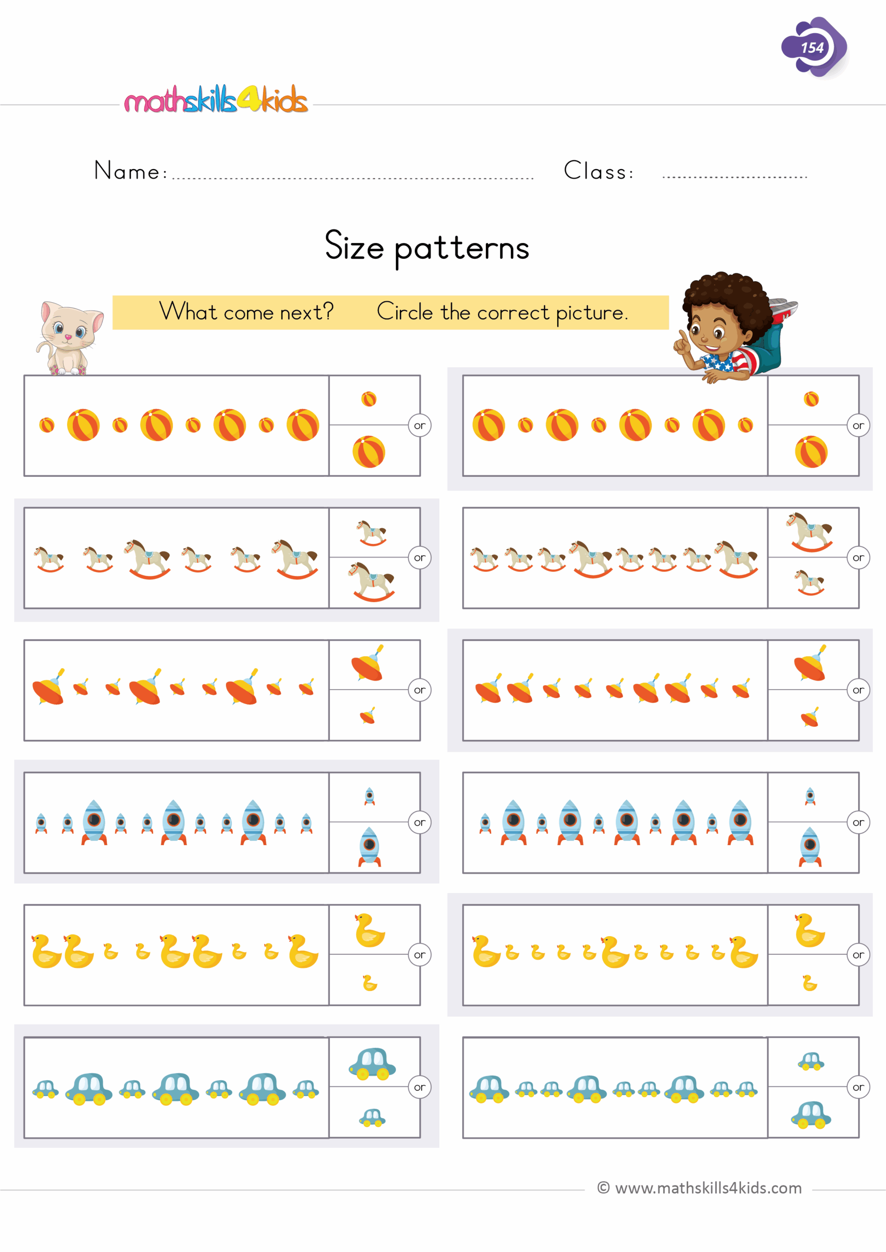 1st Grade Free Printable Pattern Worksheets Fun U0026 Engaging Activities Worksheets Library