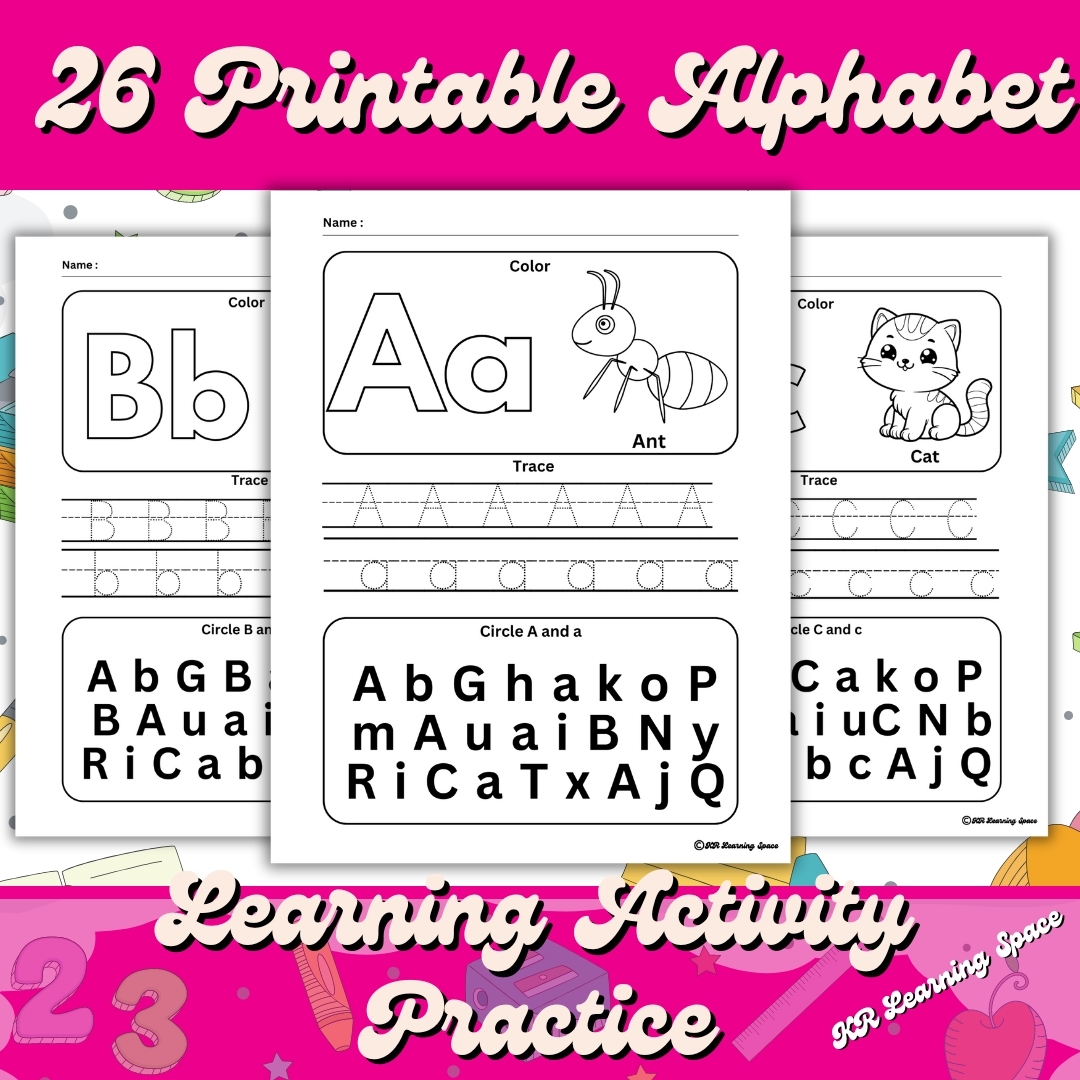 Kindergarten Printable Worksheets Letters