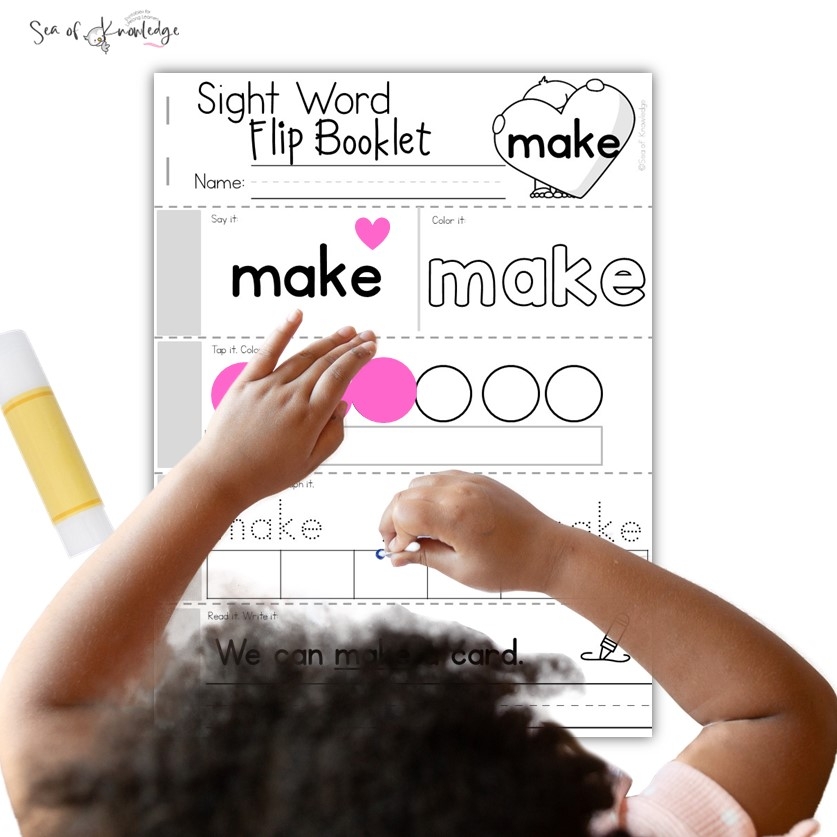 Sight Word Worksheets Kindergarten Free Say