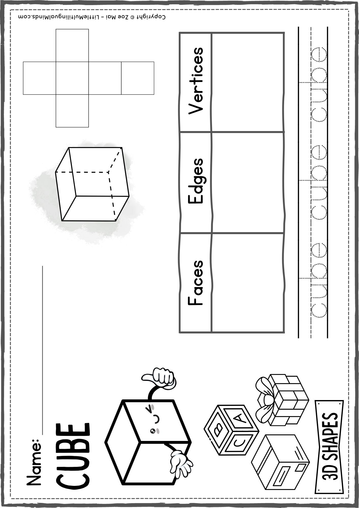 3D Shapes Practice Sheets For Preschool Pre K Kindergarten 3D Shapes Practice Sheets For Preschool Pre K Kindergarten