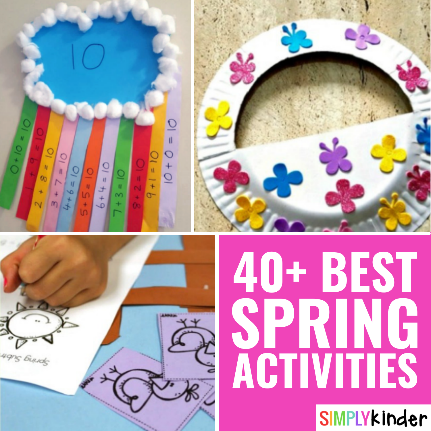 Kindergarten Spring Printable Worksheets