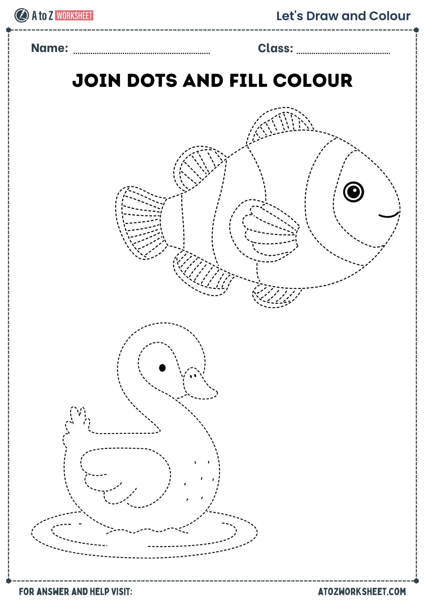 50 Free Nursery Drawing Worksheets A To Z Worksheet