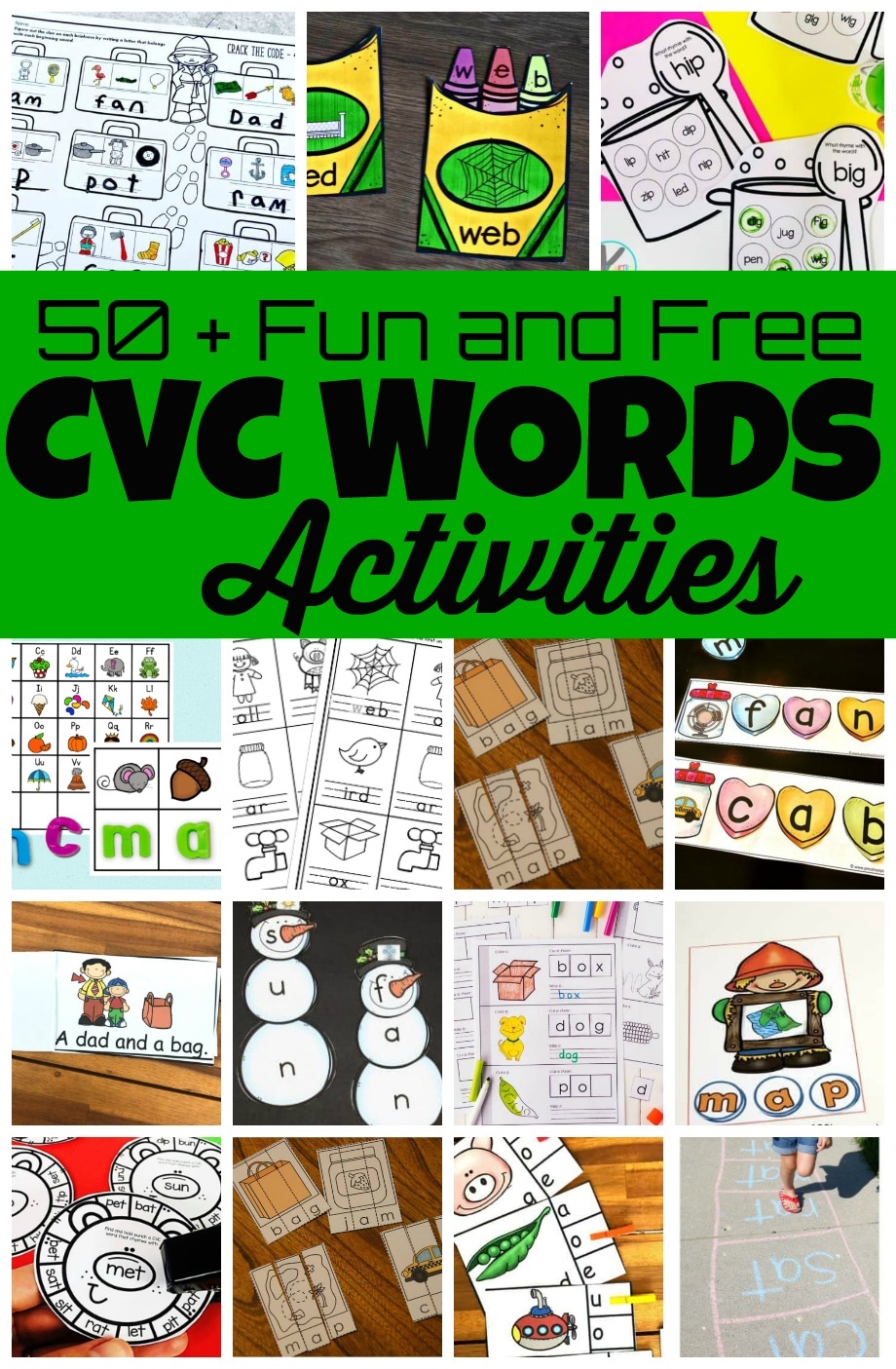 Free Decoding Worksheets Kindergarten