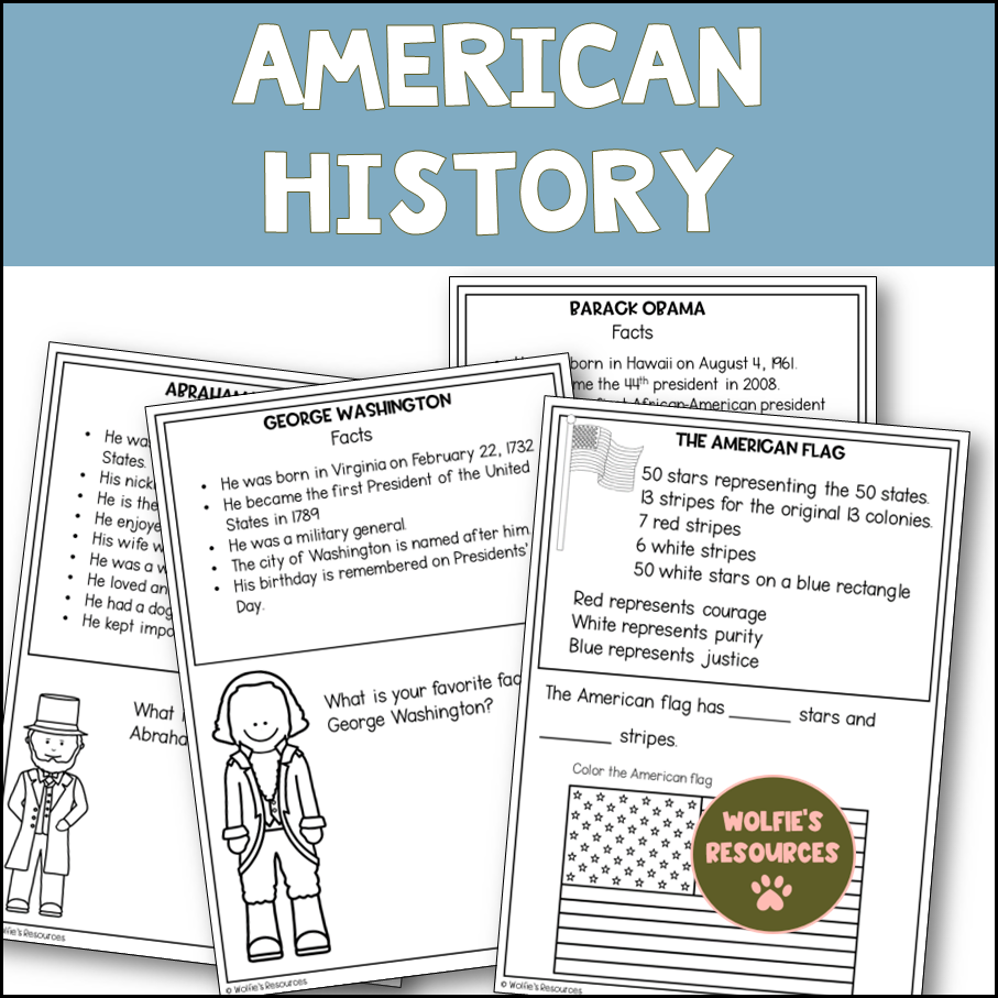 Free Printable History Worksheets For Kindergarten