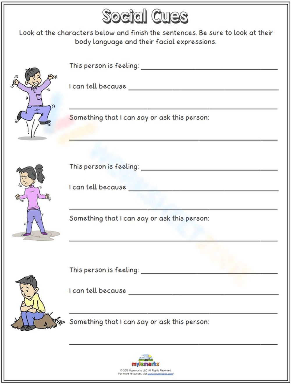 500 Free Printable Social Skill Worksheets For All Ages Worksheets Library