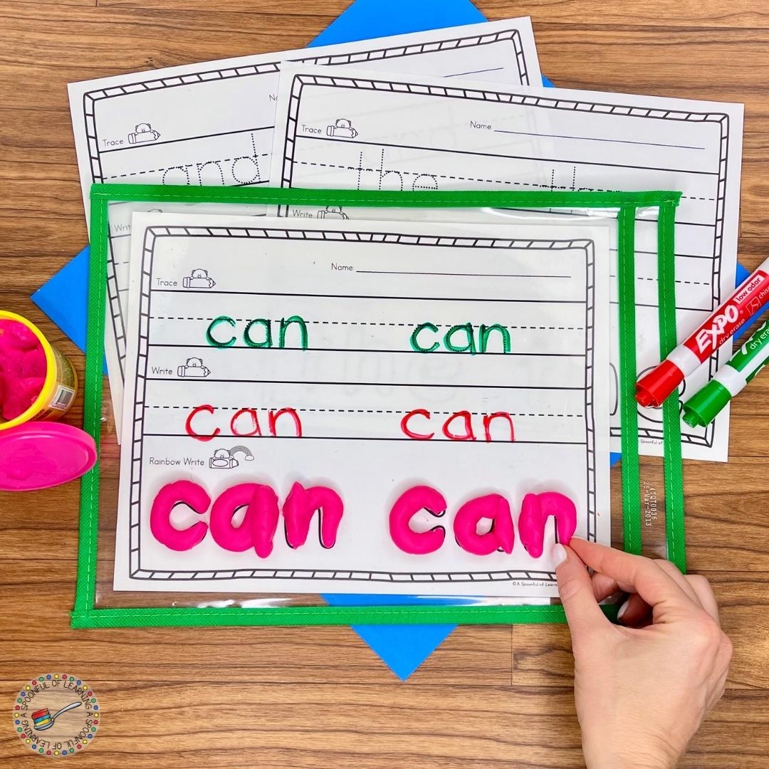 Sight Word 7 Worksheets For Kindergarten