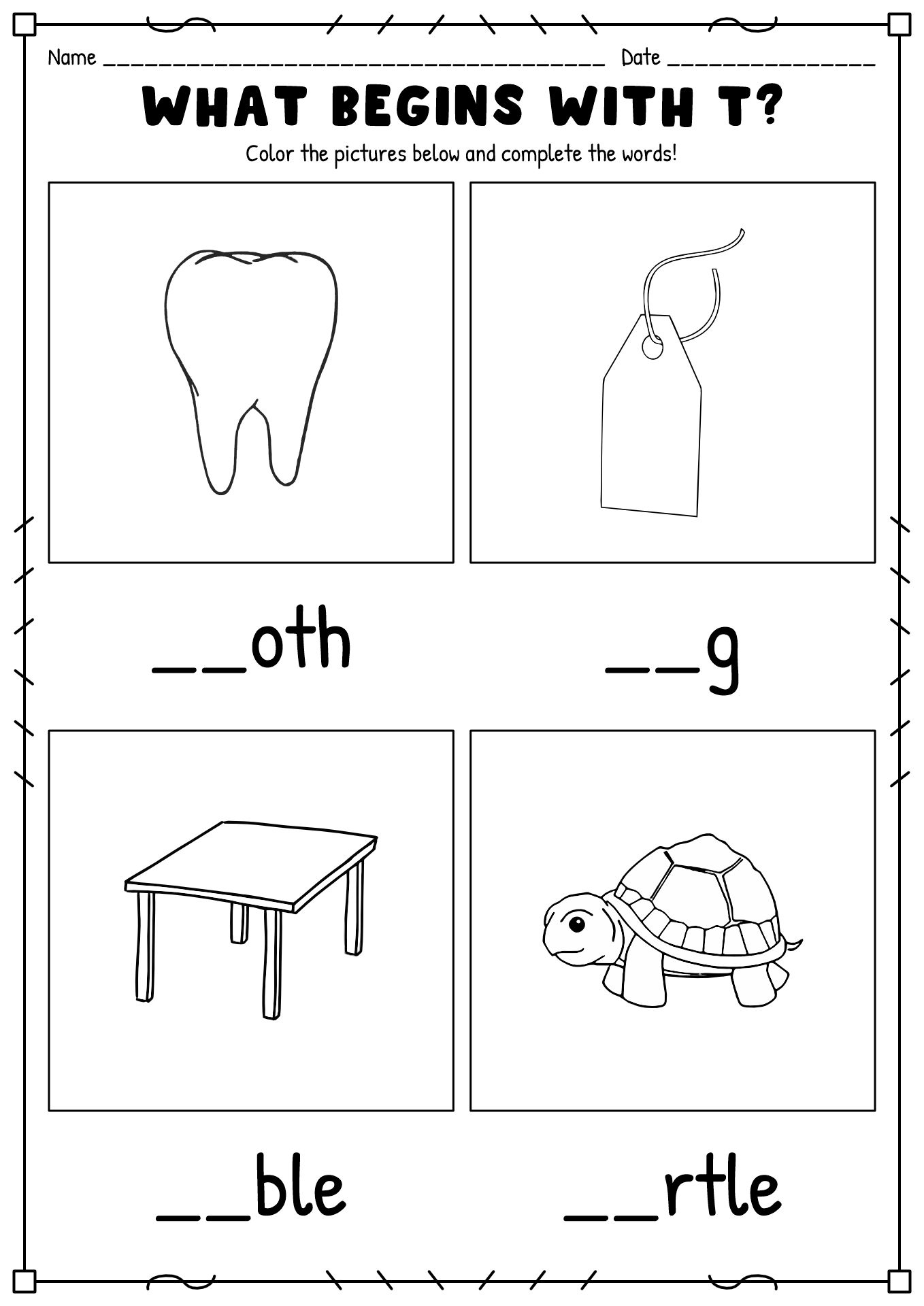 8 Kindergarten Language Arts Worksheets Free PDF At Worksheeto Worksheets Library