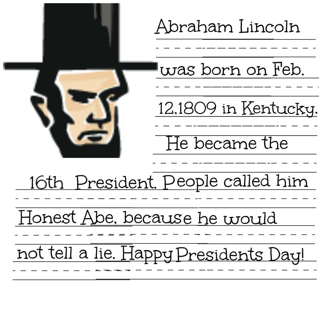 Abraham Lincoln Worksheets Best Coloring Pages For Kids