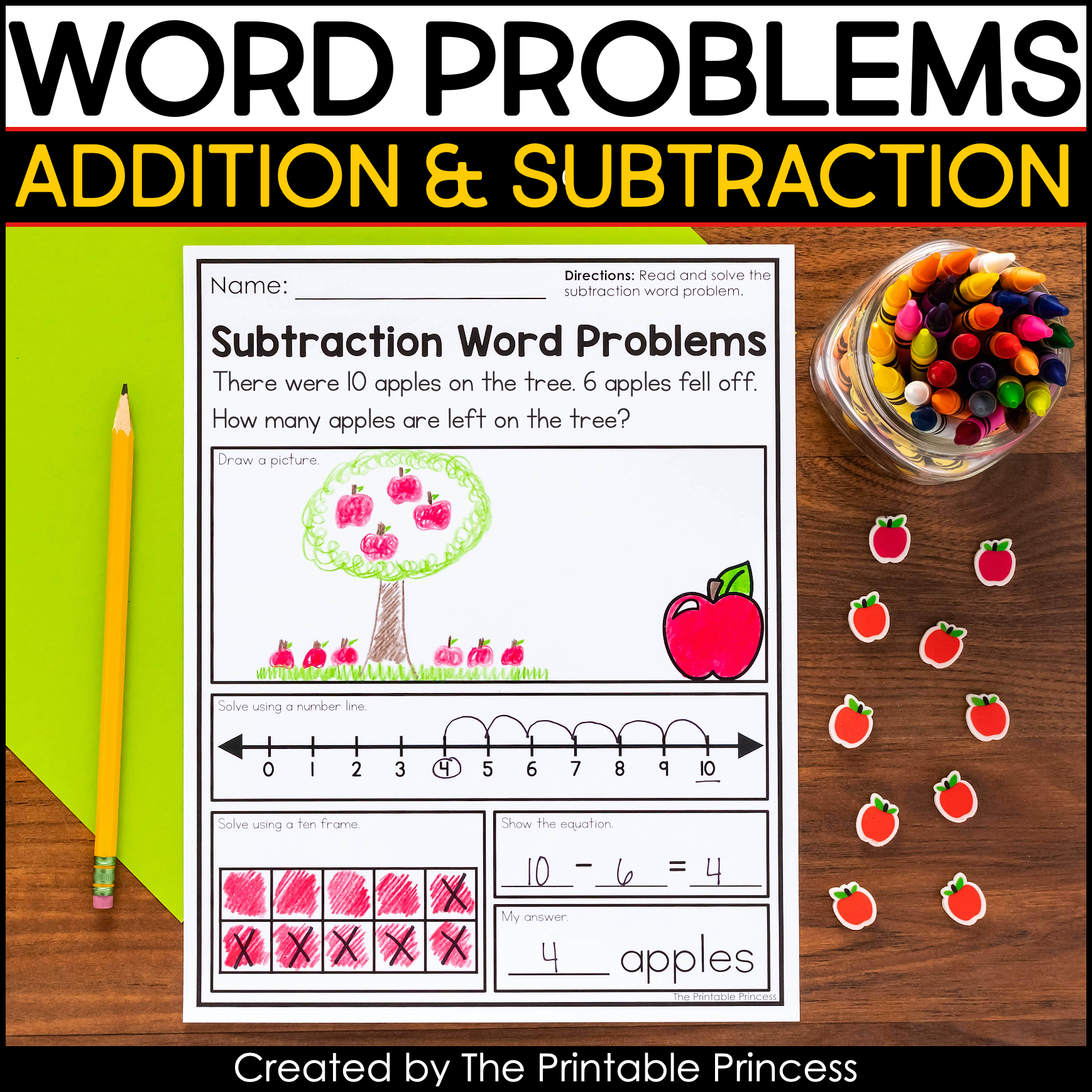 Addition Word Problems Worksheets For Kindergarten Addition Word Problems Worksheets For Kindergarten