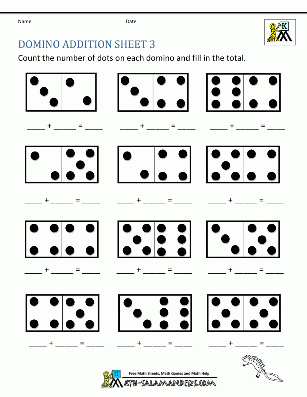Addition Math Worksheets For Kindergarten Worksheets Library