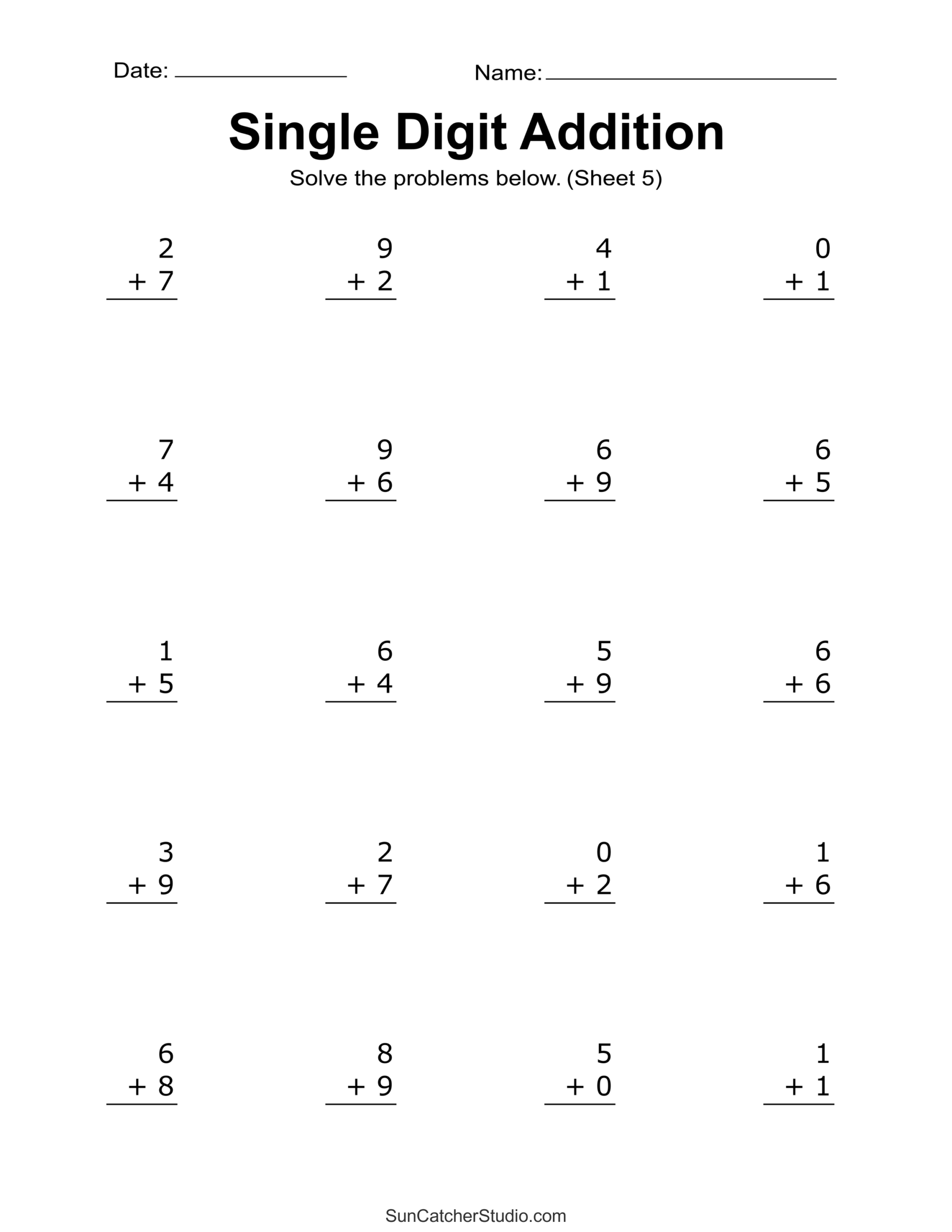 Free Printable Addition Worksheet Kindergarten Free Printable Addition Worksheet Kindergarten