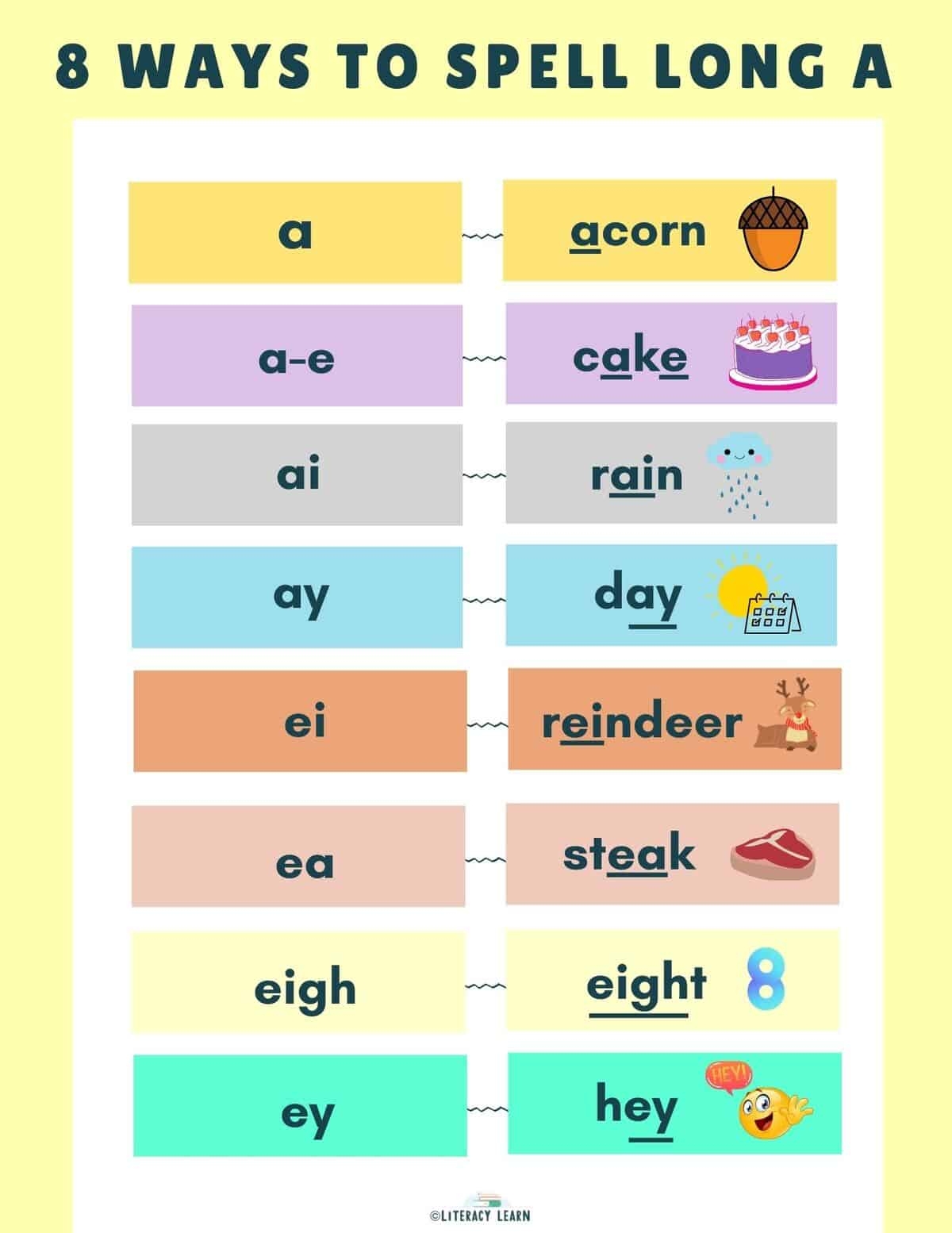 Ai Words Worksheet For Kindergarten