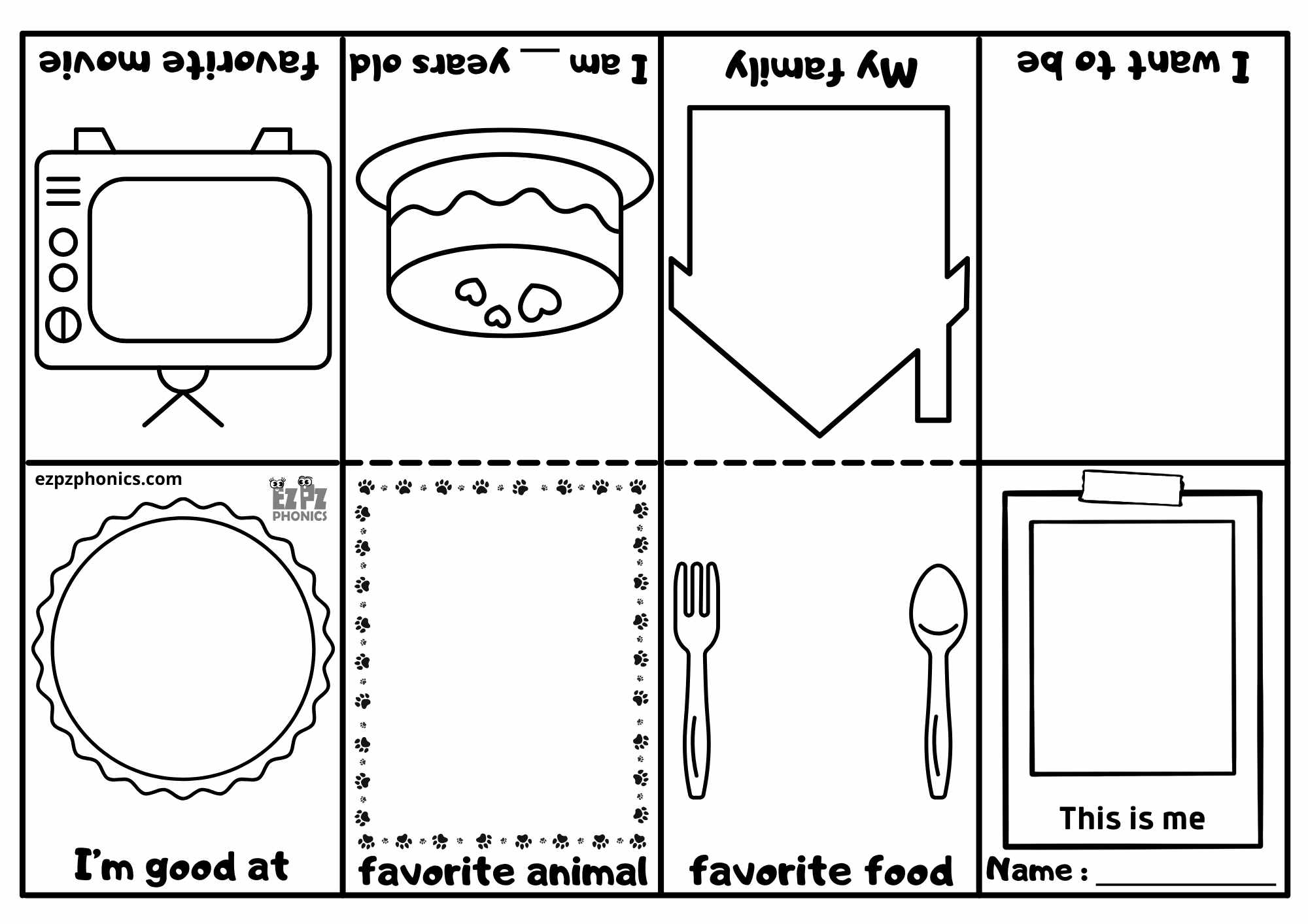 All About Me Mini Book For Kindergarten And Preschool Coloring Activity Download The Free Printable PDF File Ezpzlearn All About Me Mini Book For Kindergarten And Preschool Coloring Activity Download The Free Printable PDF File Ezpzlearn