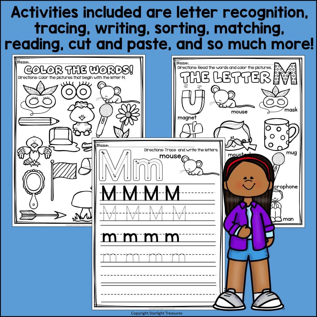 Alphabet Letter Of The Week Worksheets For Early Readers Letter