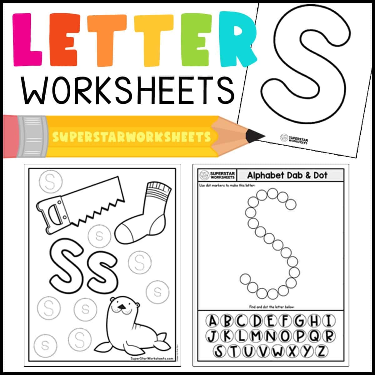 Alphabet Worksheets Superstar Worksheets