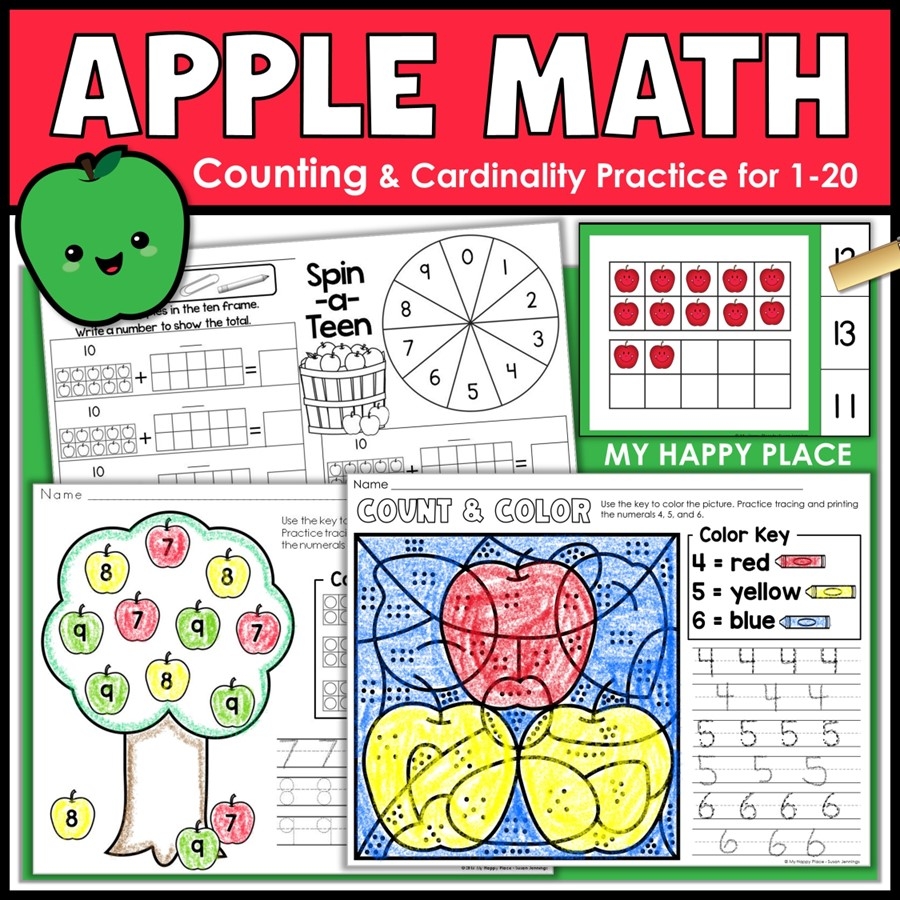 Apple Math Counting U0026 Cardinality 1 20