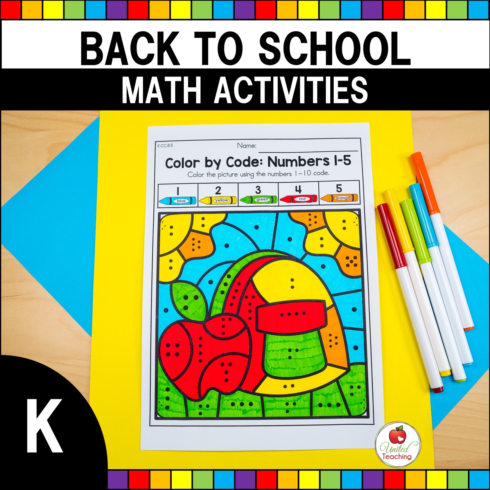 Back To School Math Worksheets Kindergarten United Teaching Back To School Math Worksheets Kindergarten United Teaching