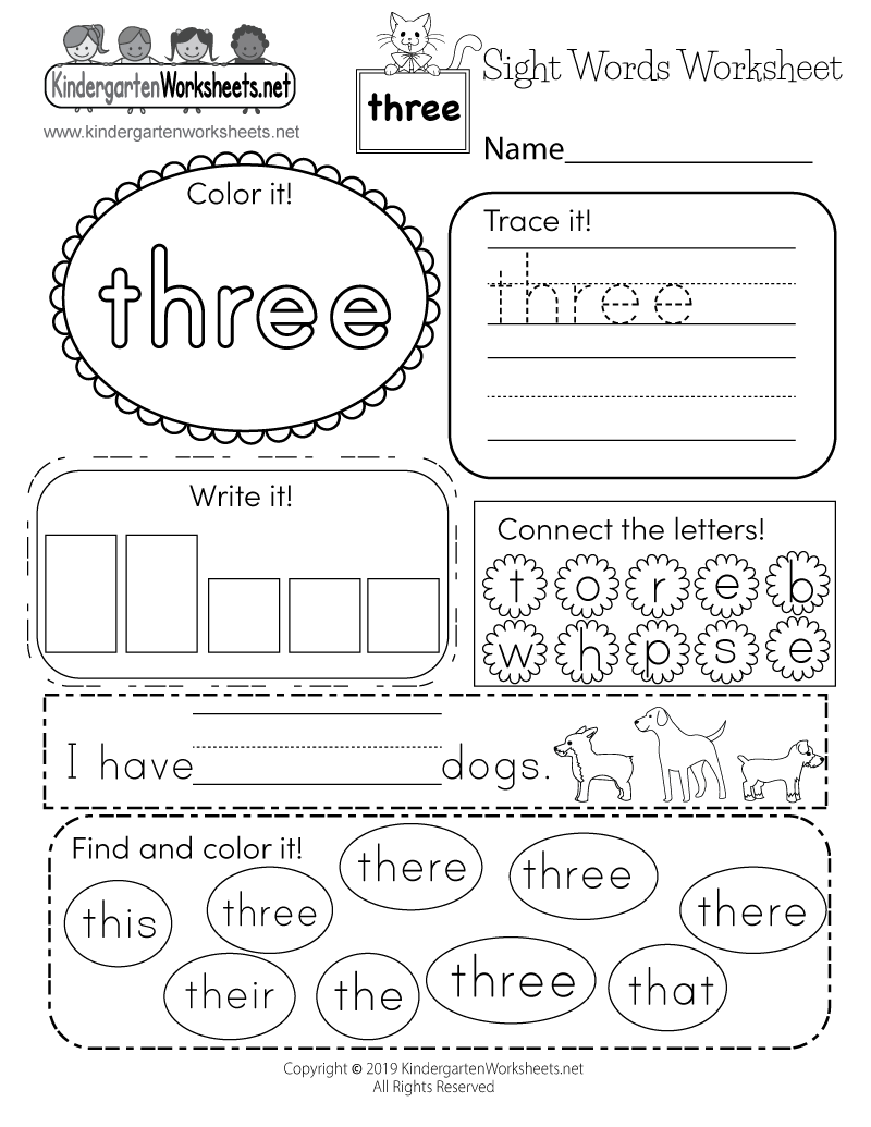 Number Words Kindergarten Worksheets Number Words Kindergarten Worksheets