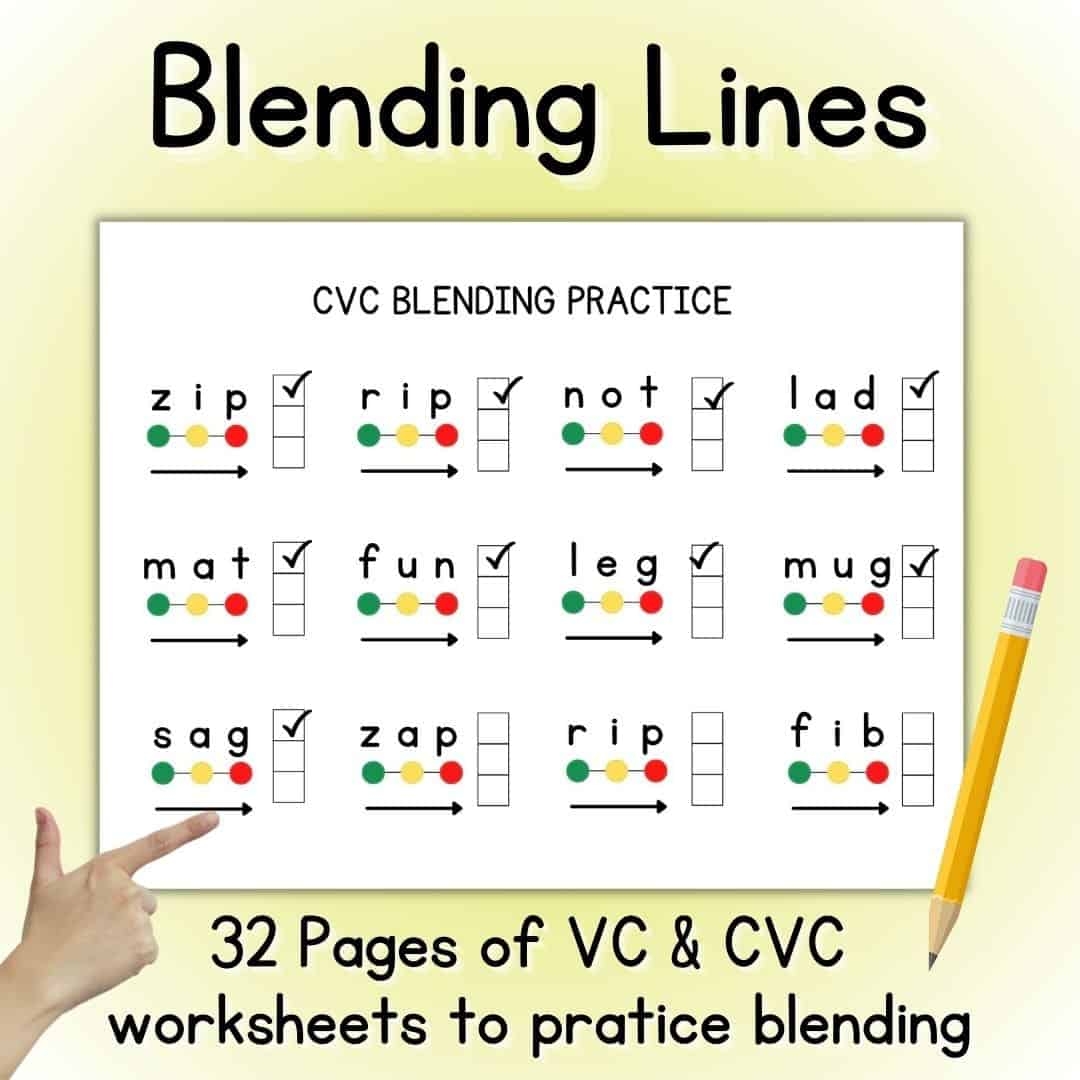 Blending Sounds Teaching Tips Free Printable Literacy Learn Worksheets Library