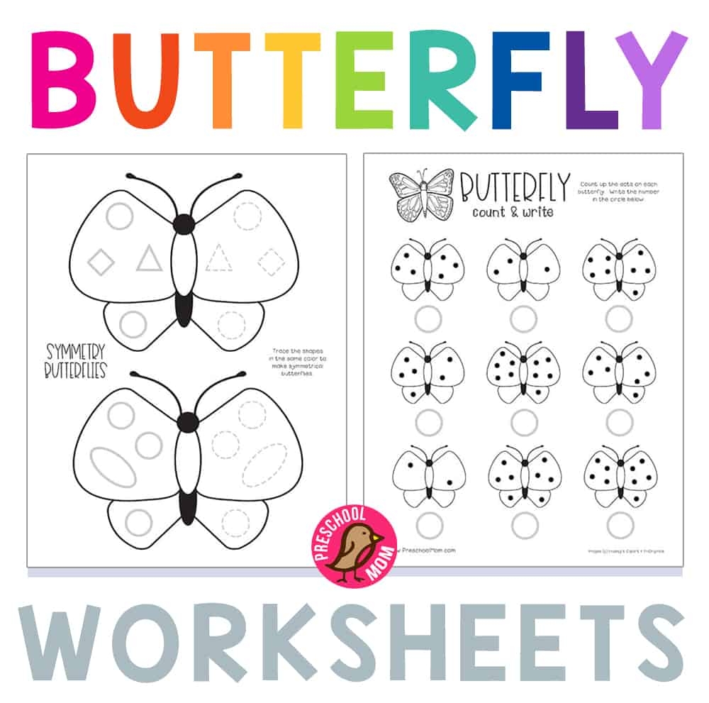 Butterfly Preschool Printables Preschool Mom