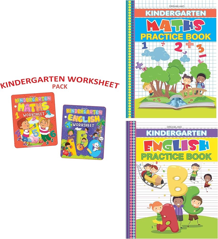 Buy Kindergarten Maths And English Worksheets For Age 2 5 Years U0026 Dreamland Publications Kindergarten Maths Practice Book For Age 2 5 Years U0026 Kindergarten English Practice Book For Age 2 5 Years Book Online