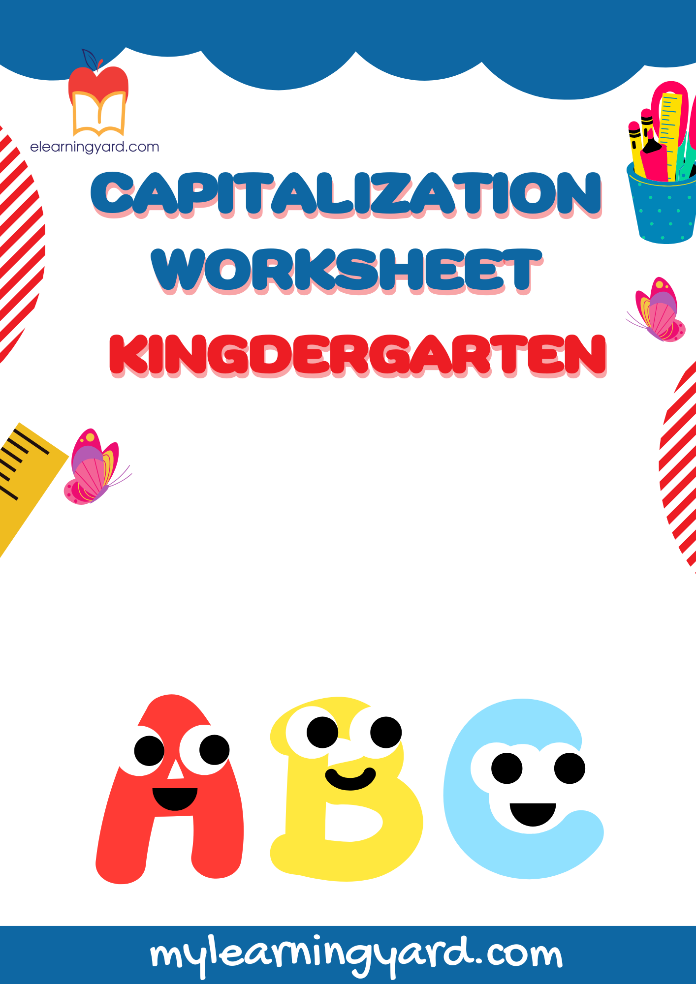 Free Capitalization Worksheet Kindergarten