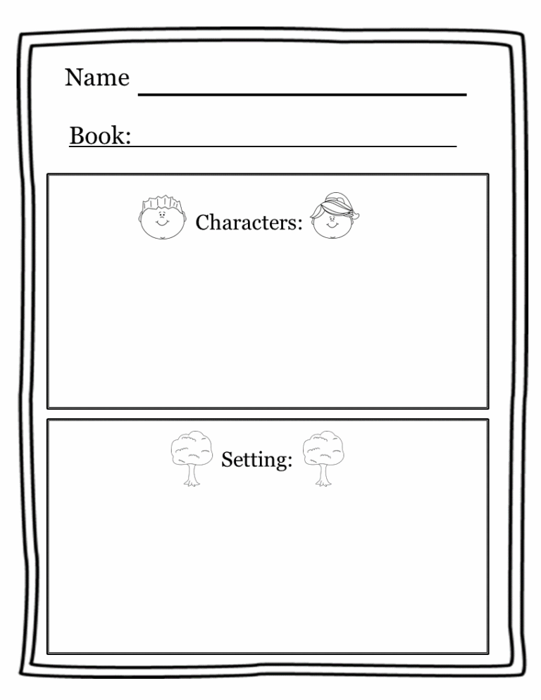 Character Setting Worksheet Character Worksheets Character And 