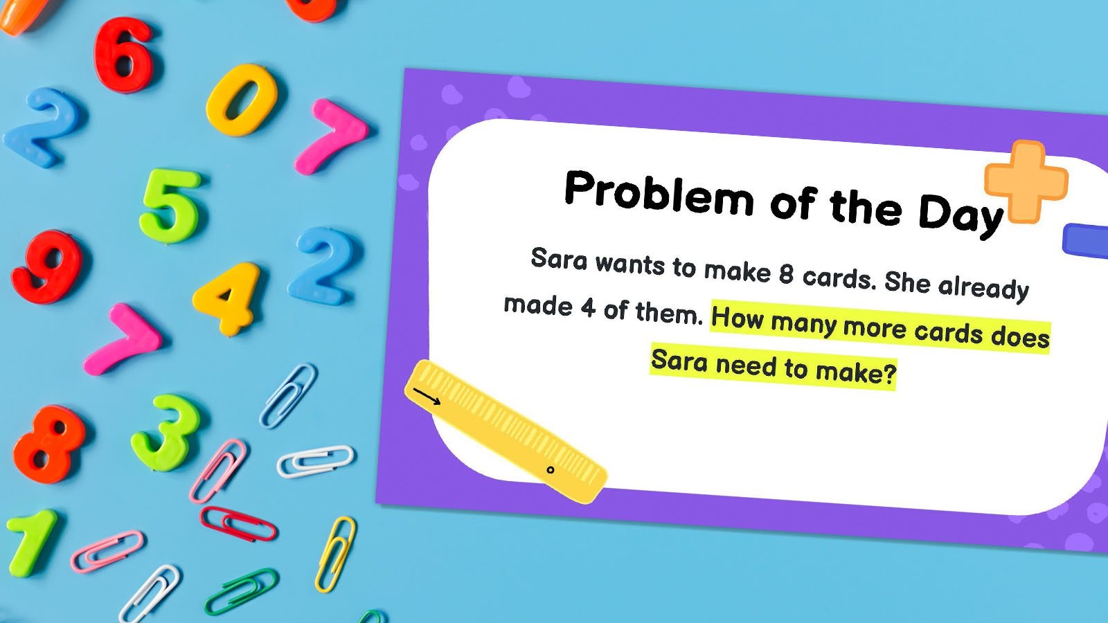 Check Out These 50 Kindergarten Math Word Problems Of The Day