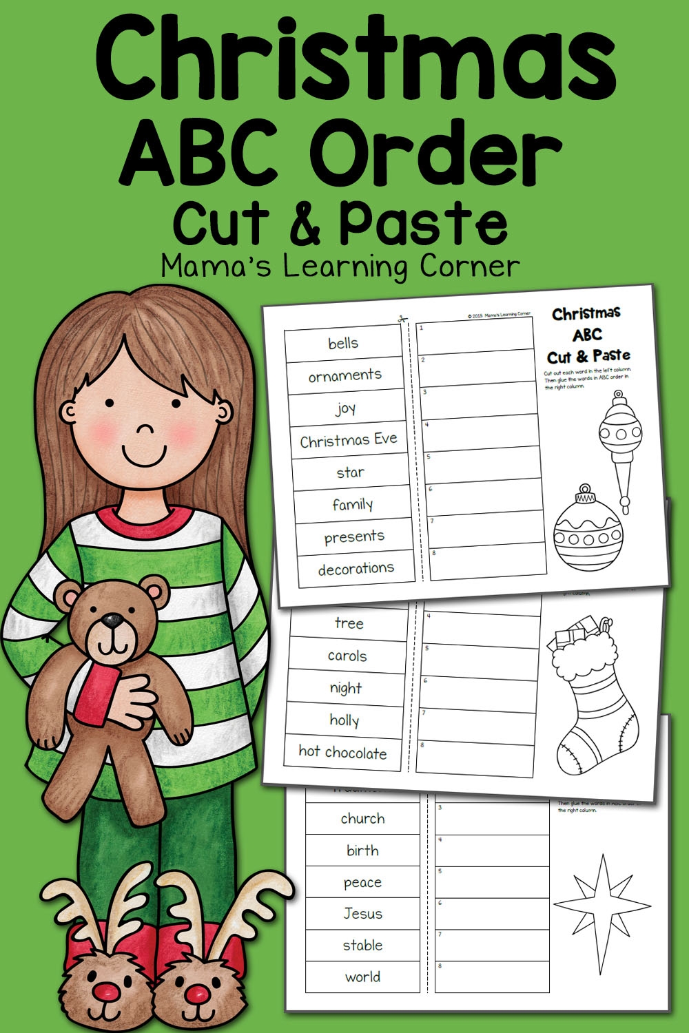 Alphabetical Order Words Worksheets For Kindergarten