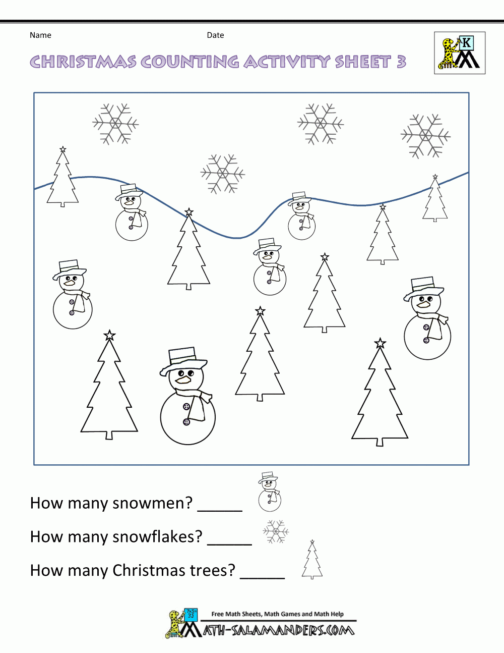 Christmas Math Worksheets For Kindergarten Christmas Math Worksheets For Kindergarten