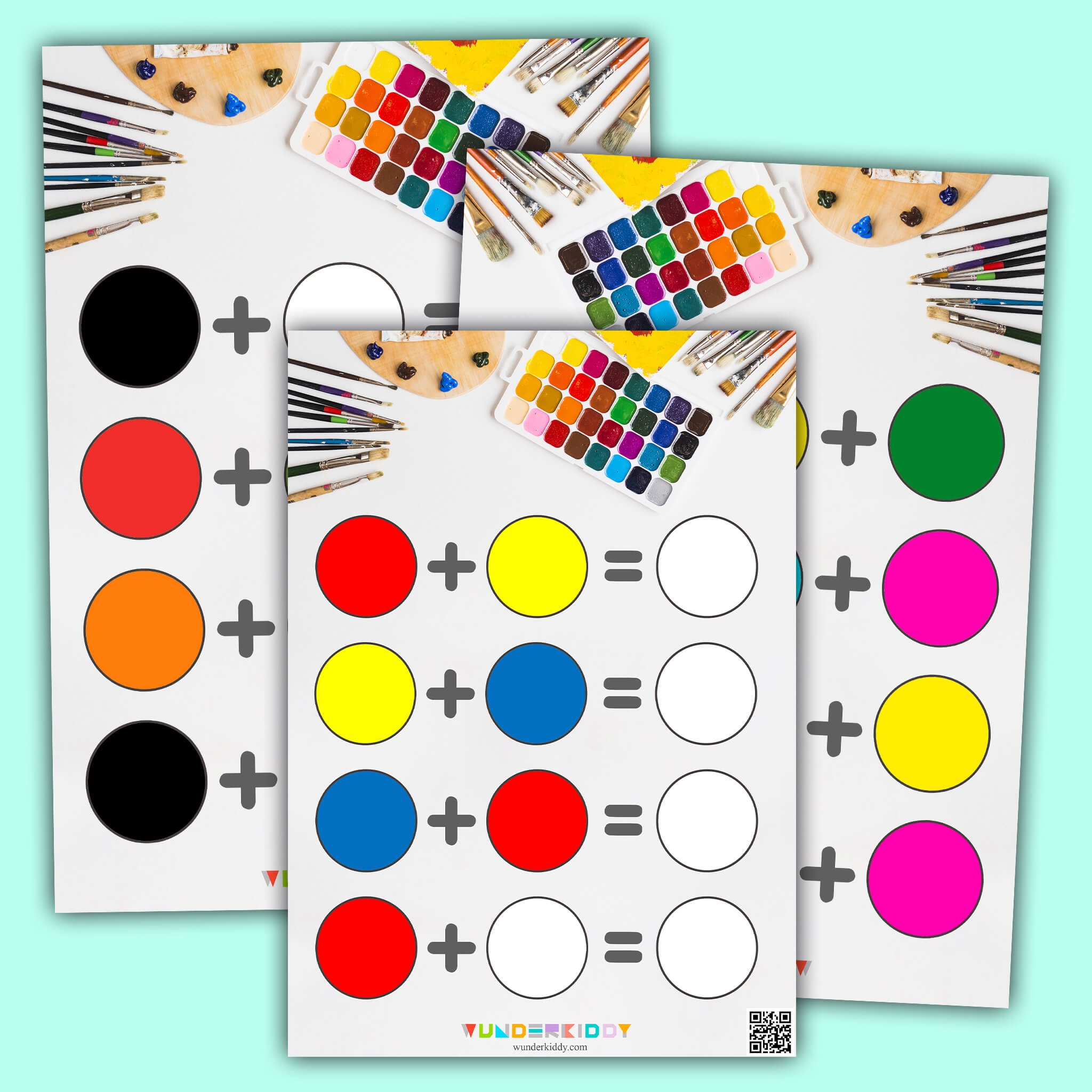 Printable Kindergarten Worksheets Mixed