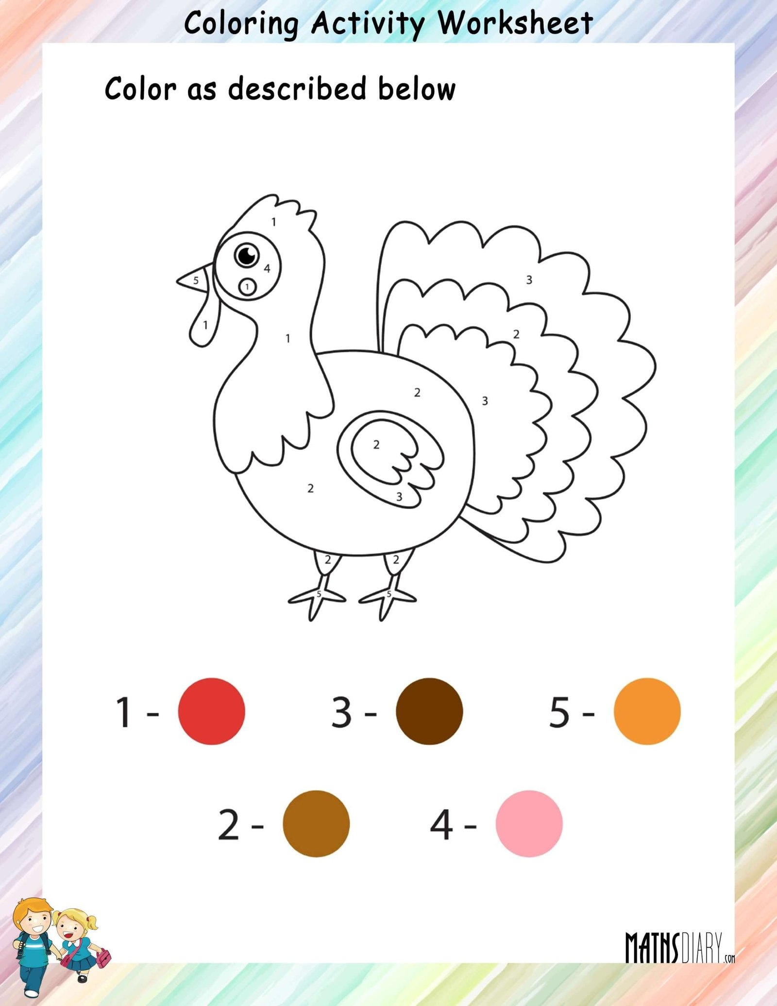 Colouring Worksheets Nursery Math Worksheets