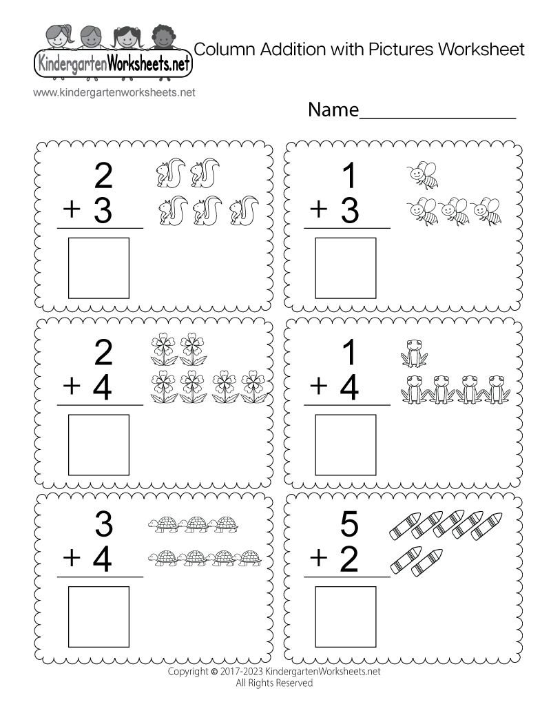 Column Addition With Pictures Worksheet Free Printable Digital U0026 PDF Column Addition With Pictures Worksheet Free Printable Digital U0026 PDF