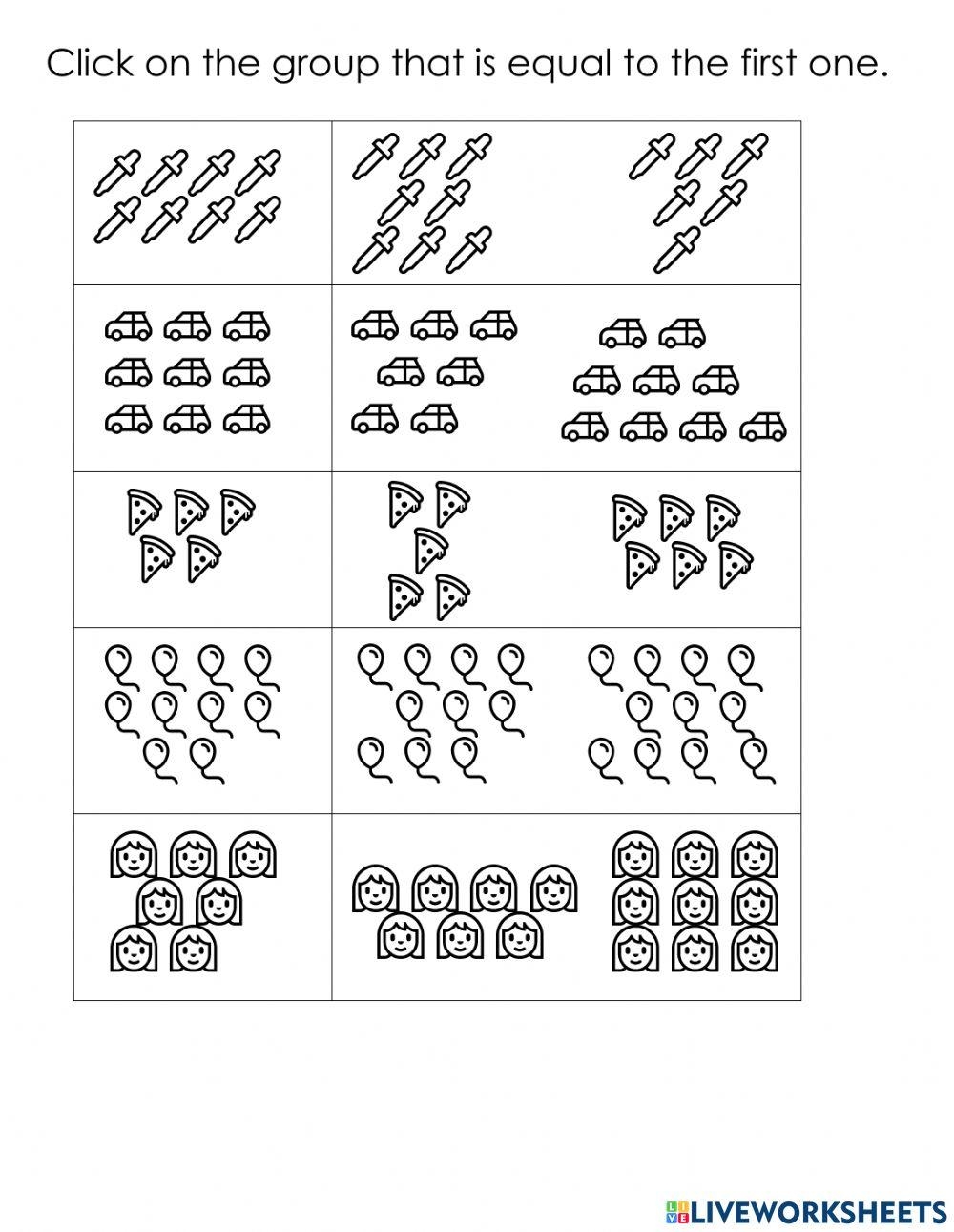 Comparing Sets Equal 2 Worksheet Live Worksheets Worksheets Library Comparing Sets Equal 2 Worksheet Live Worksheets Worksheets Library