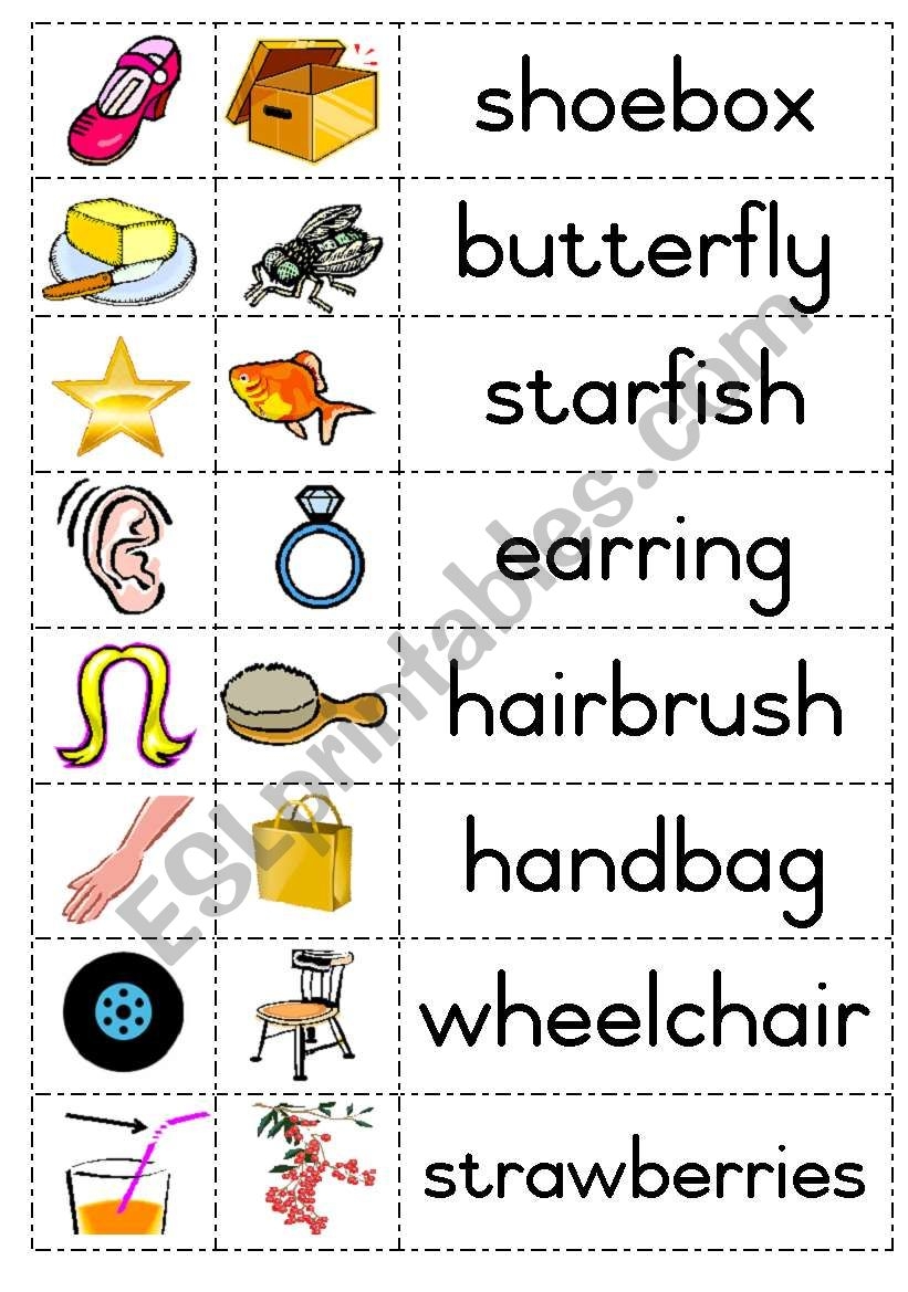 Compound Words ESL Worksheet By Joeyb1