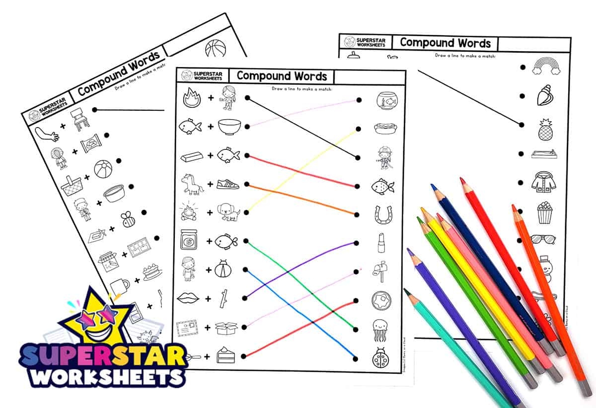 Compound Words Worksheets Superstar Worksheets