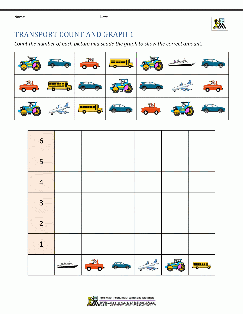 Count And Graph Worksheets