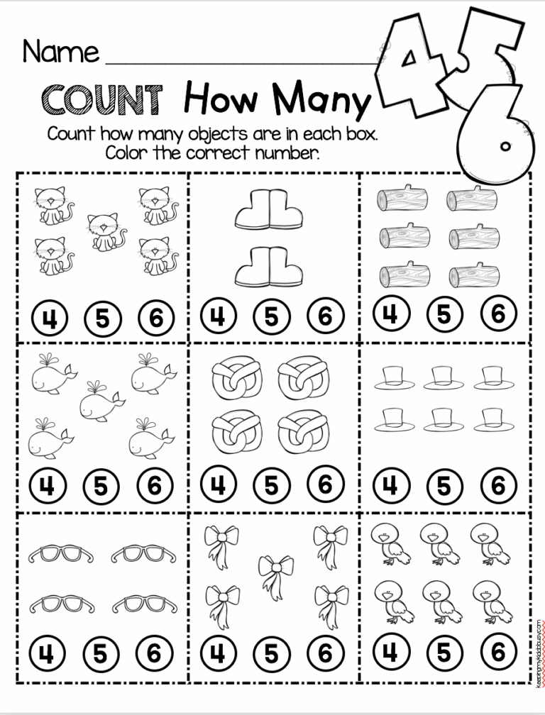 Counting And Cardinality FREEBIES Keeping My Kiddo Busy