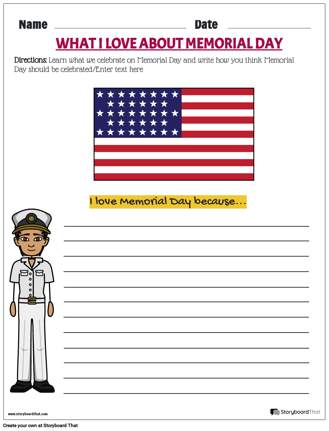 Customizable And Free Memorial Day Templates Customizable And Free Memorial Day Templates
